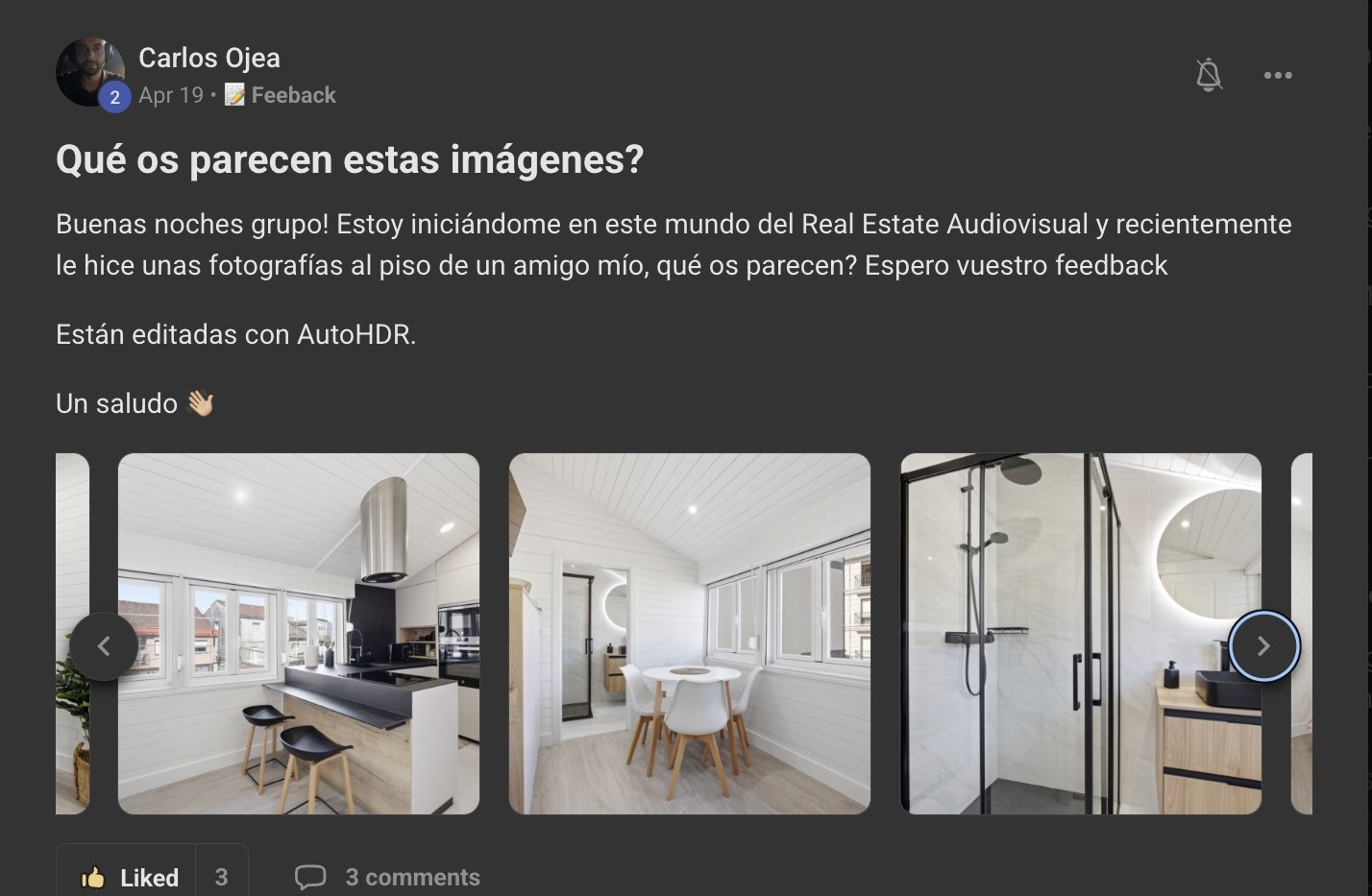 Carlos Ojea: Iniciándose en Real Estate, editado con HDR